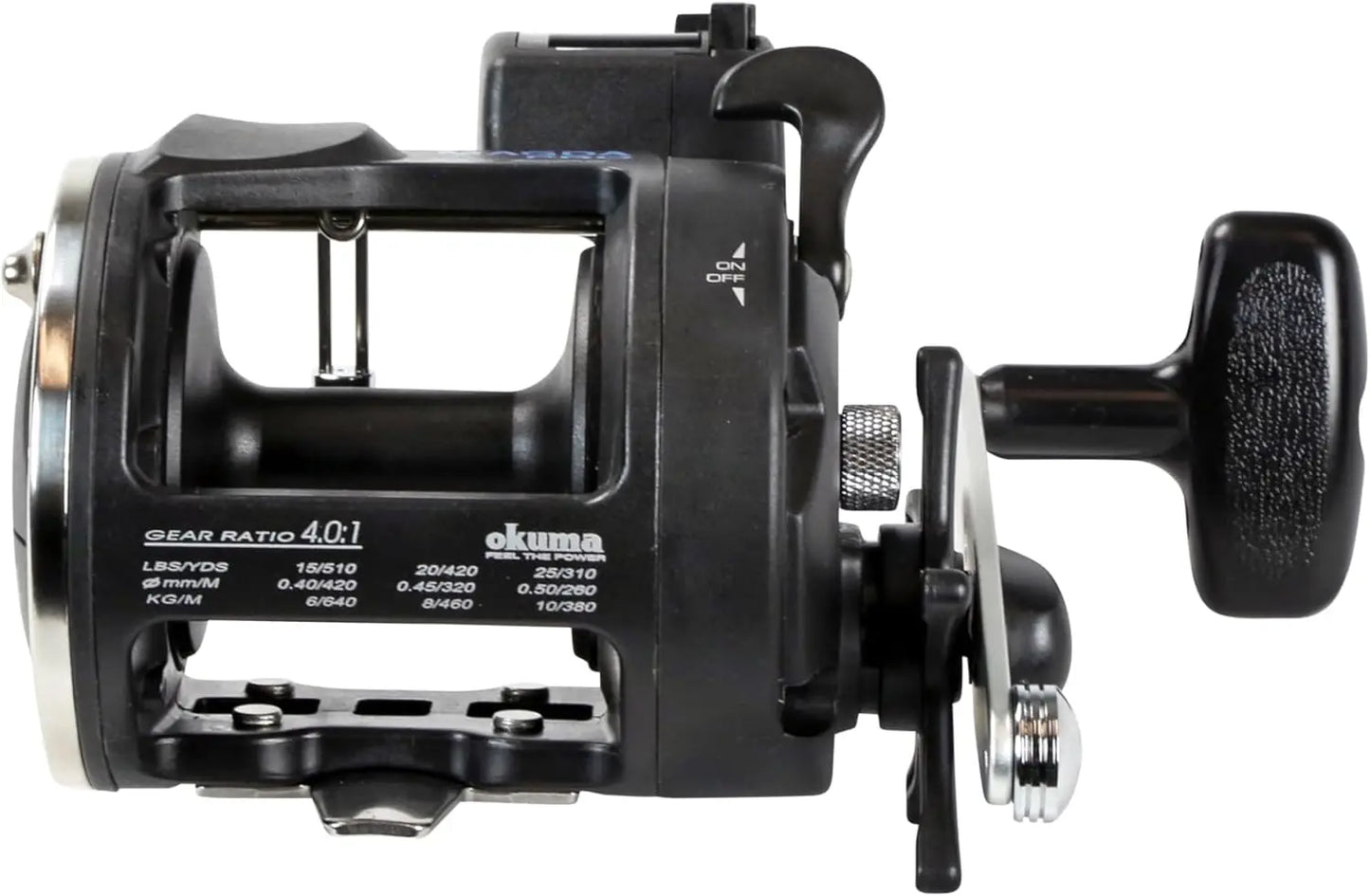 Compact Trolling Reel, Lightweight and Durable for All-Day Fishing