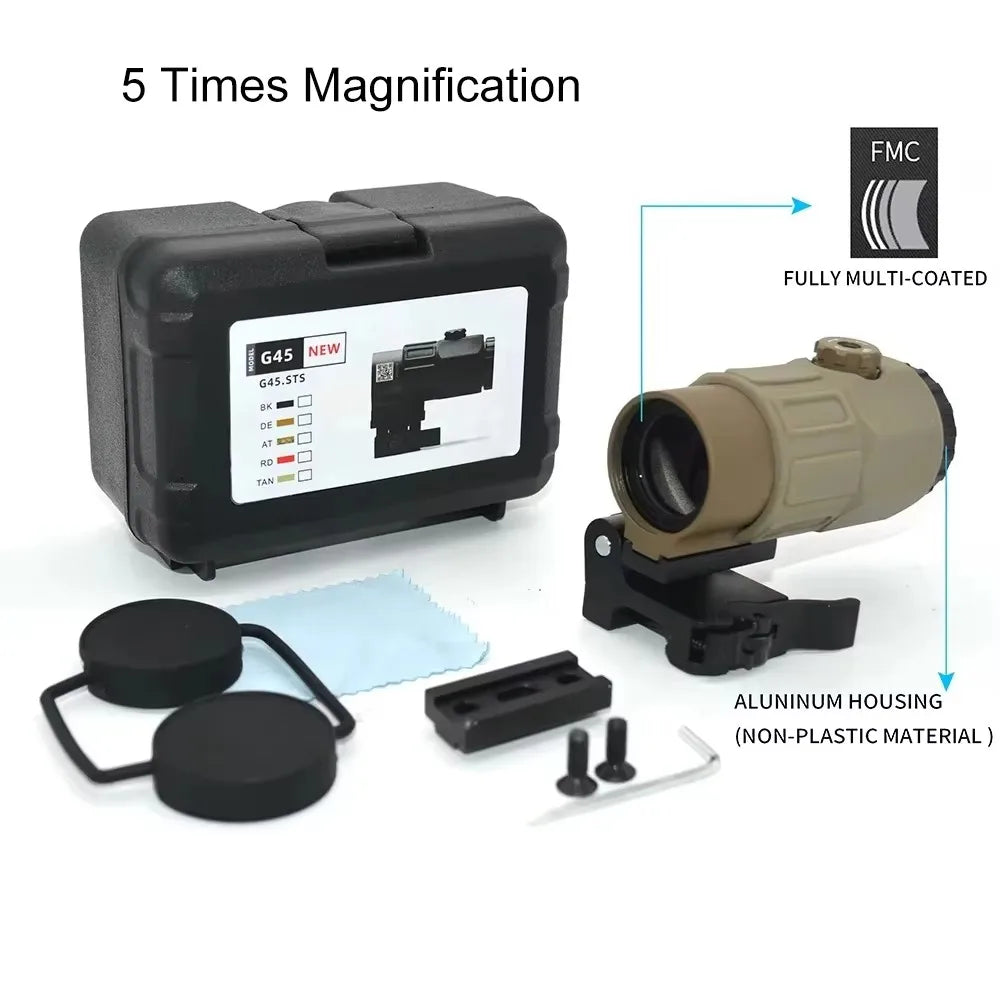 Magnifier Scope Detachable QD Mount For Hunting