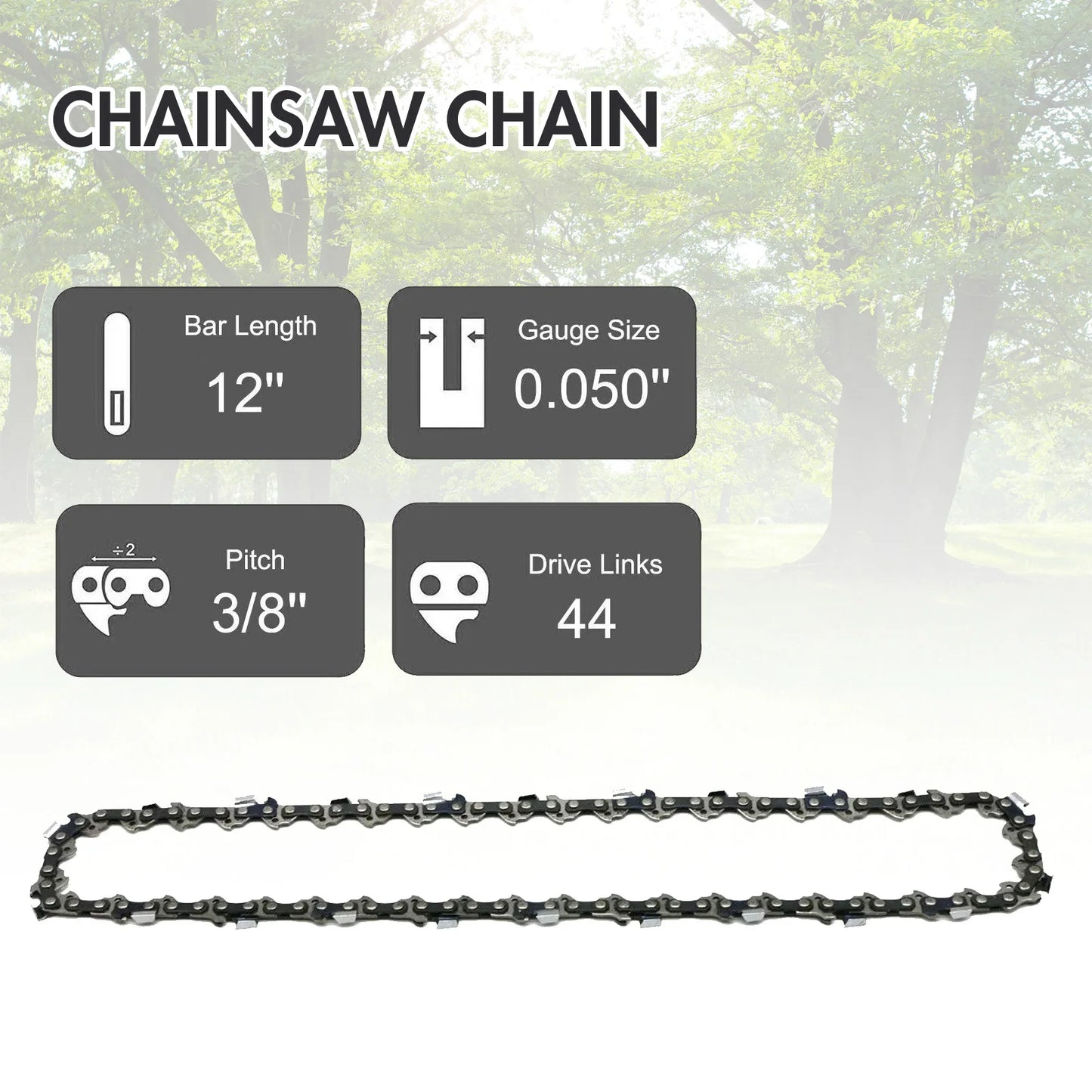 12 Inch Cordless Chainsaw Gasoline Lightweight Portable Electric 1000W 25.4 CC