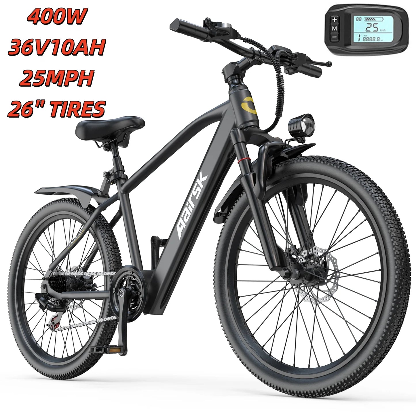 1500W Electric Bike 48V Mountain Off-Road