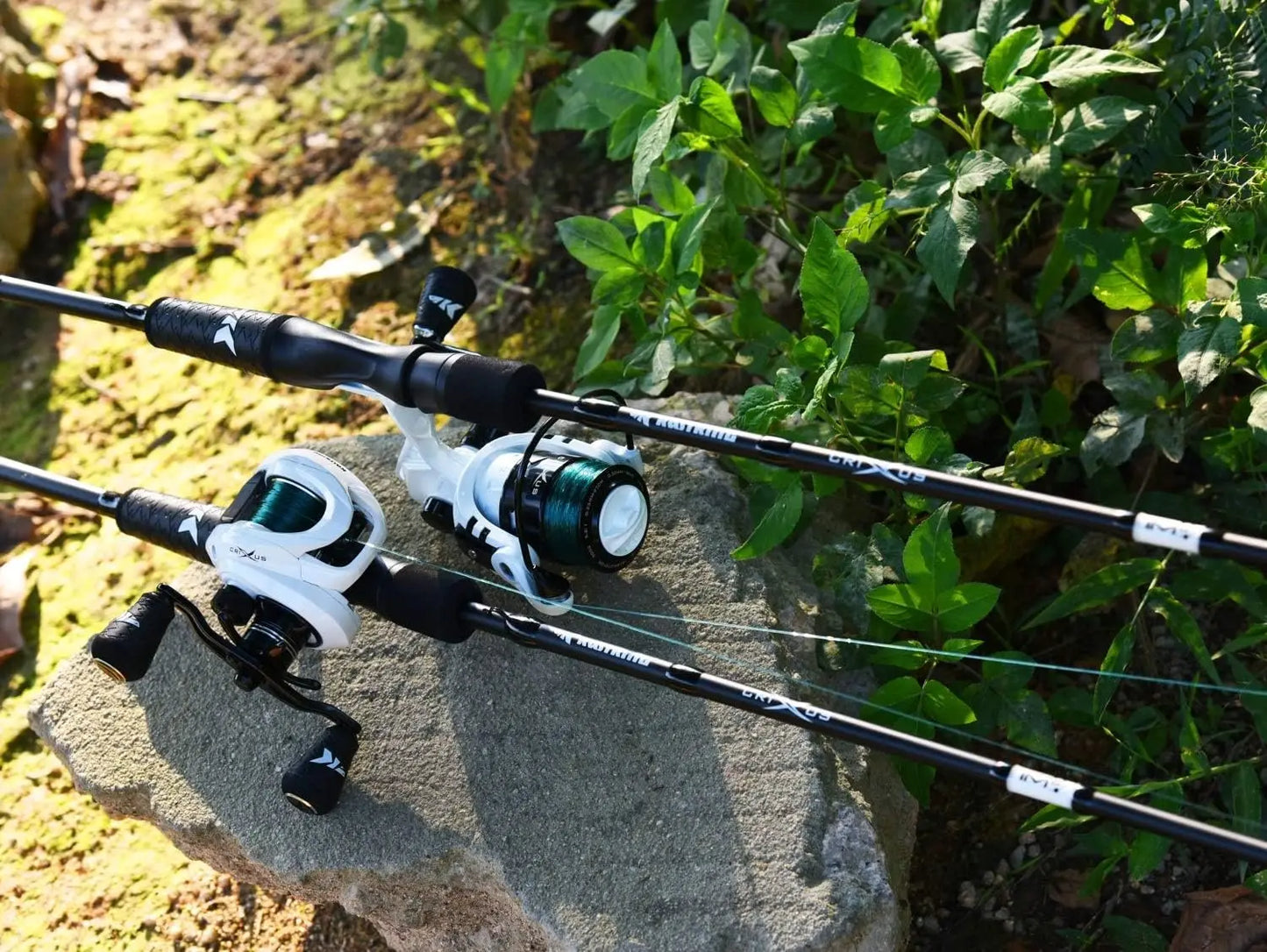 High Performance Fishing Rod and Reel Combo, Graphite 2 Piece