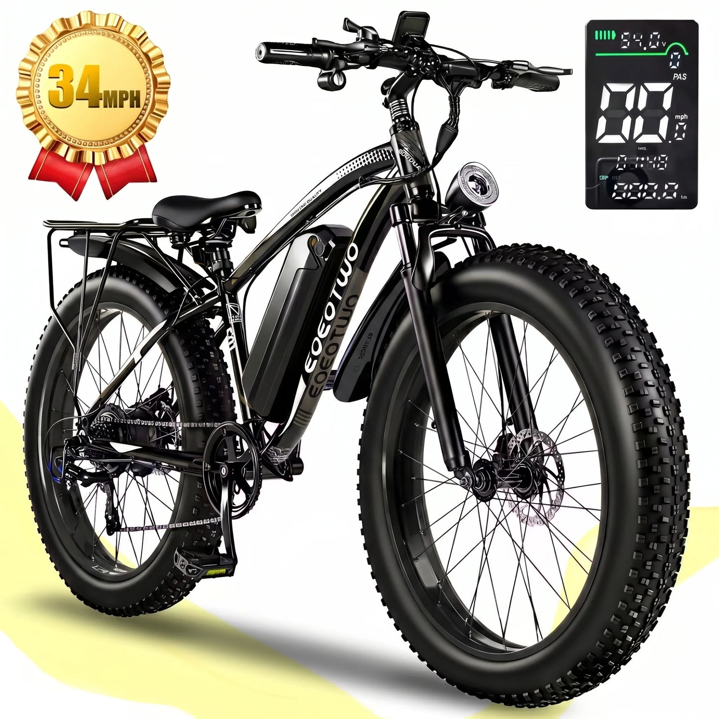 1500W Electric Bike 48V Mountain Off-Road
