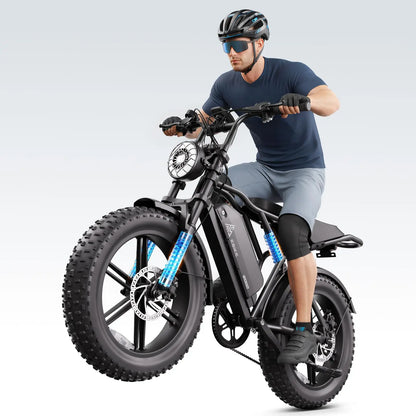 Electric Bike, 1500W Peak Motor, 28 MPH, 48V