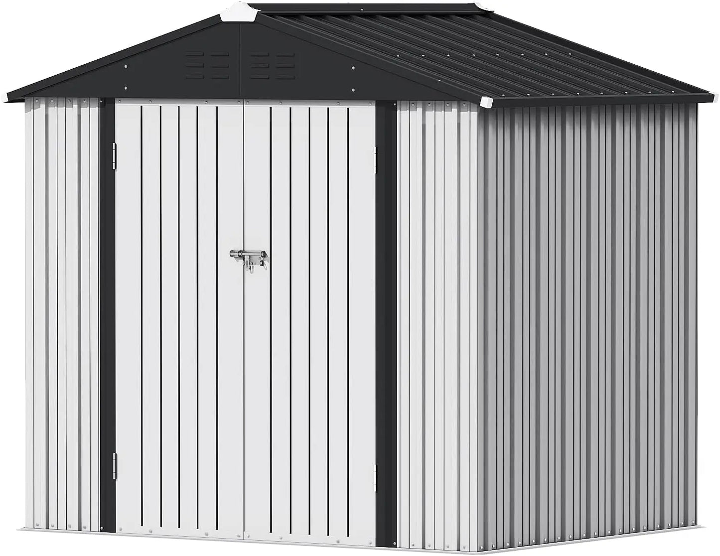 5x3FT Steel Outdoor Garden Storage Shed