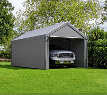 Carport 10x20 Ft Heavy Duty Canopy Steel