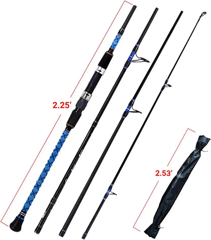 Carbon Fiber Fishing Rod Lightweight



 Lightweight & Durable for Saltwater
