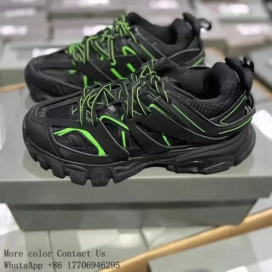 Designer Tracks 3 3.0 Men Women Casual Shoes 
 Sneakers Brand