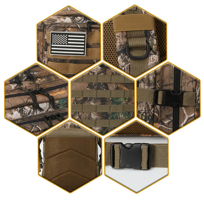 45L Hunting Large Capacity Outdoor Tactical Backpacks