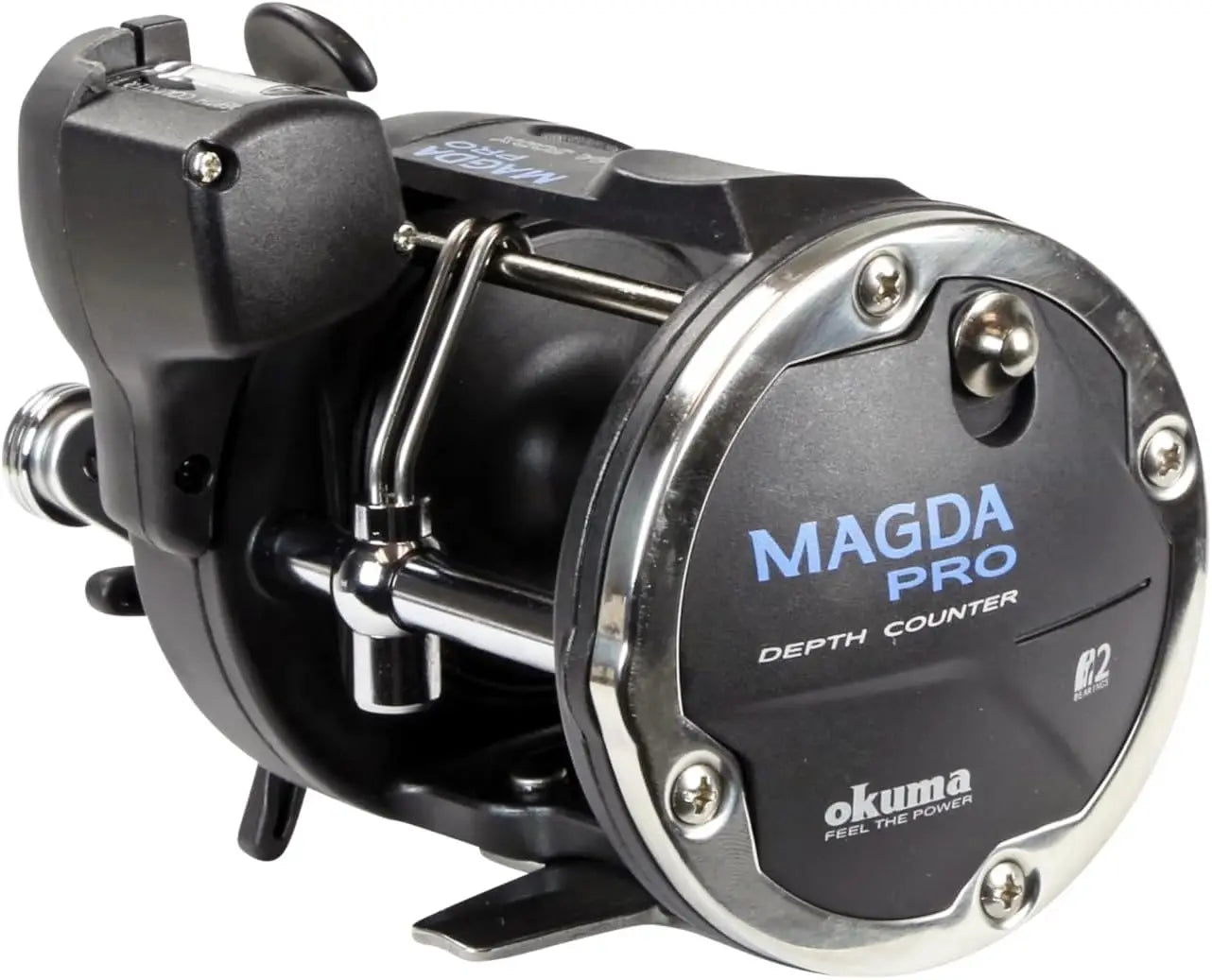 Compact Trolling Reel, Lightweight and Durable for All-Day Fishing