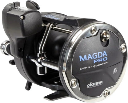 Compact Trolling Reel, Lightweight and Durable for All-Day Fishing