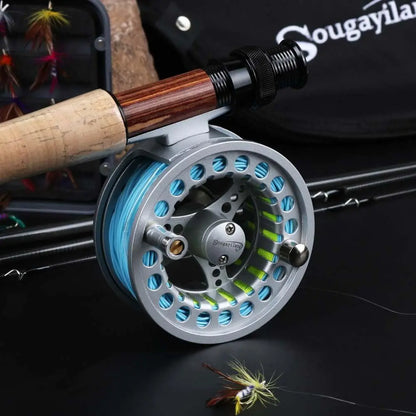 Fly Fishing Rod and Reel Combo Kit for Saltwater Freshwater Angling