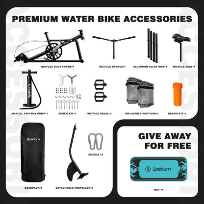 Pedal Boat Inflatable 
 Kayak Water Bikes