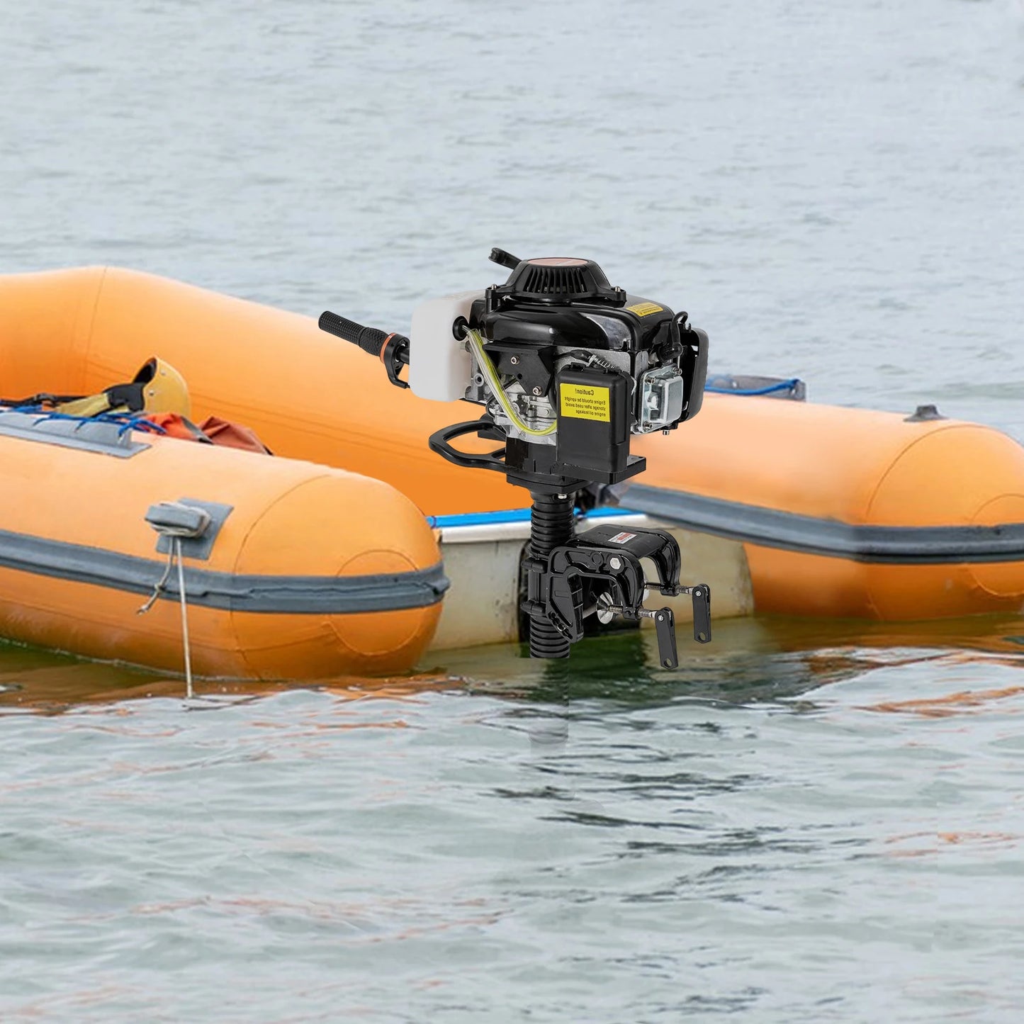 4HP 55cc 4-Stroke Outboard Motor, 2900W Boat Engine