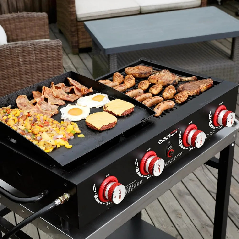 GD4002T 4-Burner Tailgater Grill and Griddle Combo