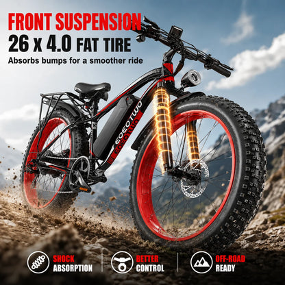 1500W Electric Bike 48V Mountain Off-Road
