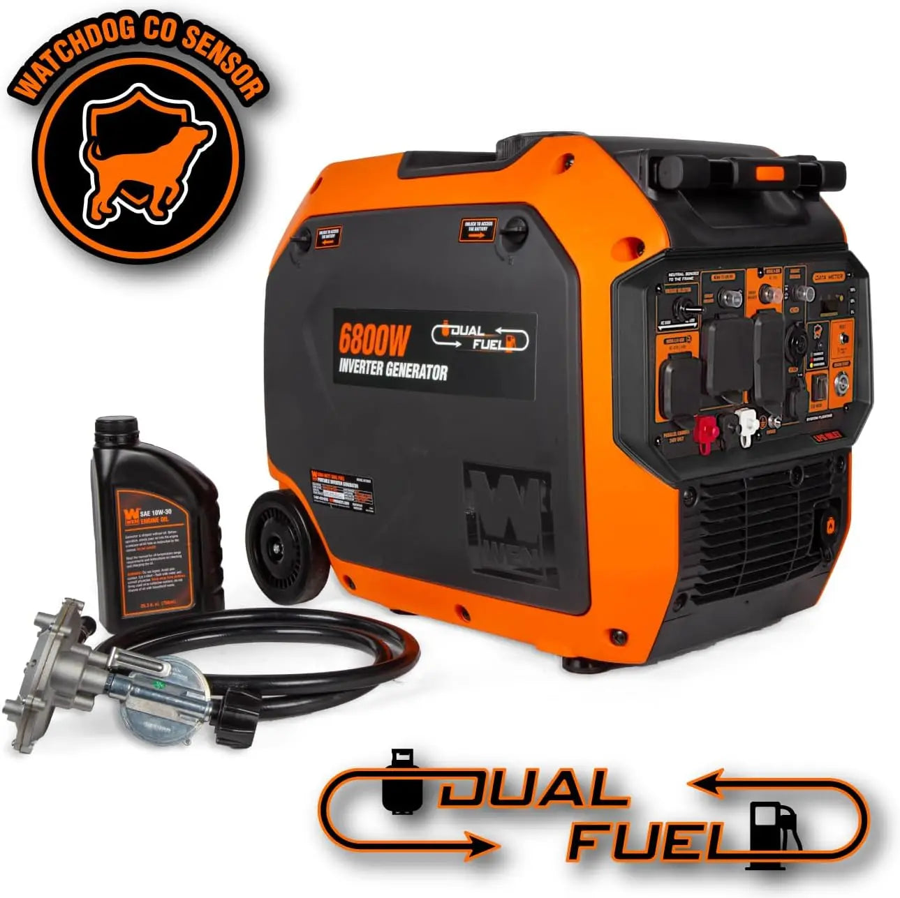 6800-Watt Dual Fuel RV Electric Generator