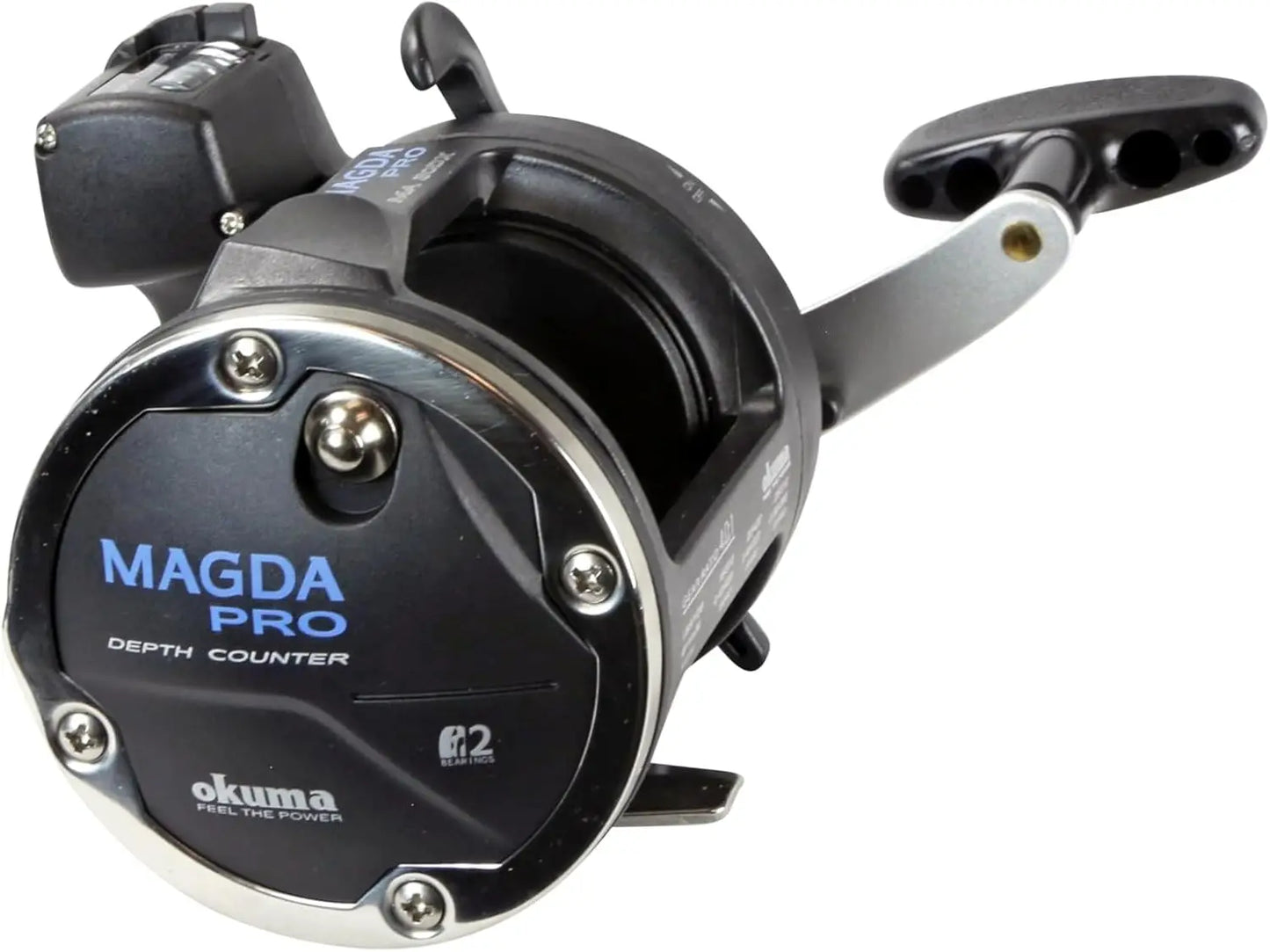 Compact Trolling Reel, Lightweight and Durable for All-Day Fishing