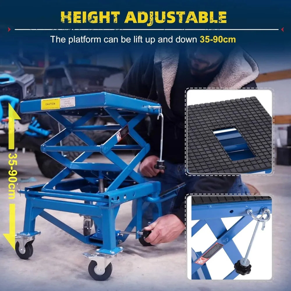 300 lbs. Hydraulic Lift& Non-Slip
