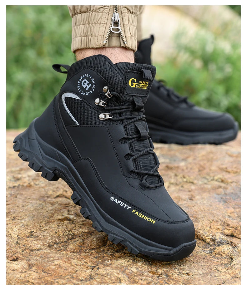 Safety Shoes for Men Steel Toe Work Shoes Indestructible