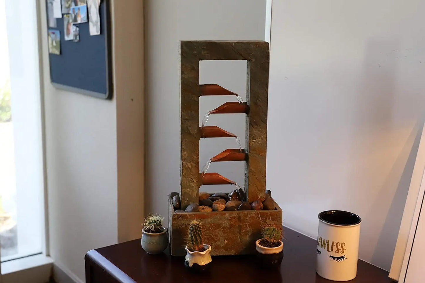 Copper Indoor Table Waterfall Fountain