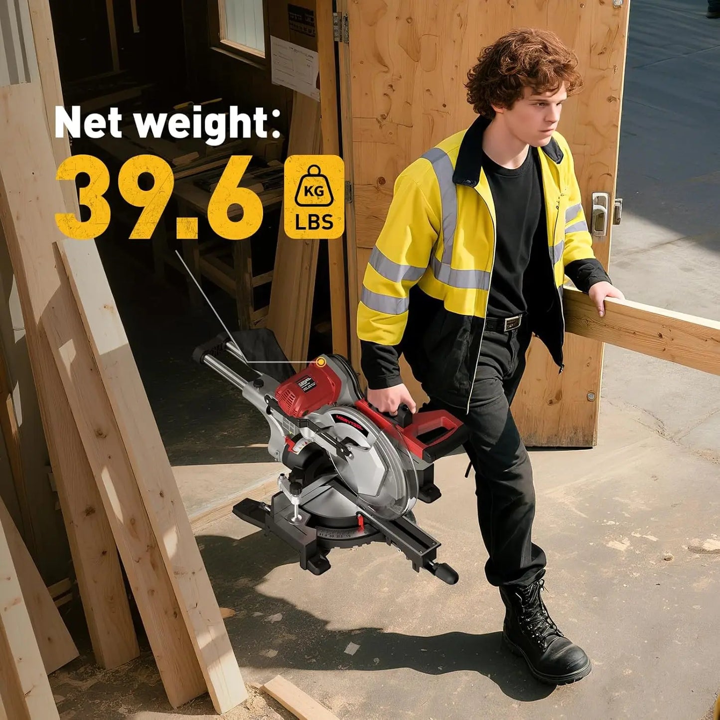 12/10" Sliding Compound Miter Saw, Electric 
 Electric Saw