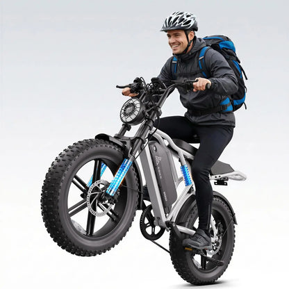 Electric Bike, 1500W Peak Motor, 28 MPH, 48V