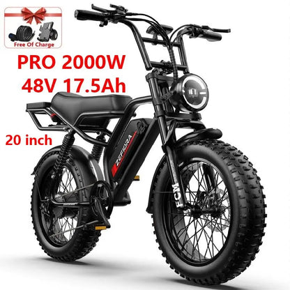 20-inch Electric bike 1000w 2000w 30-50MPH