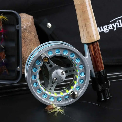 Fly Fishing Rod and Reel Combo Kit for Saltwater Freshwater Angling