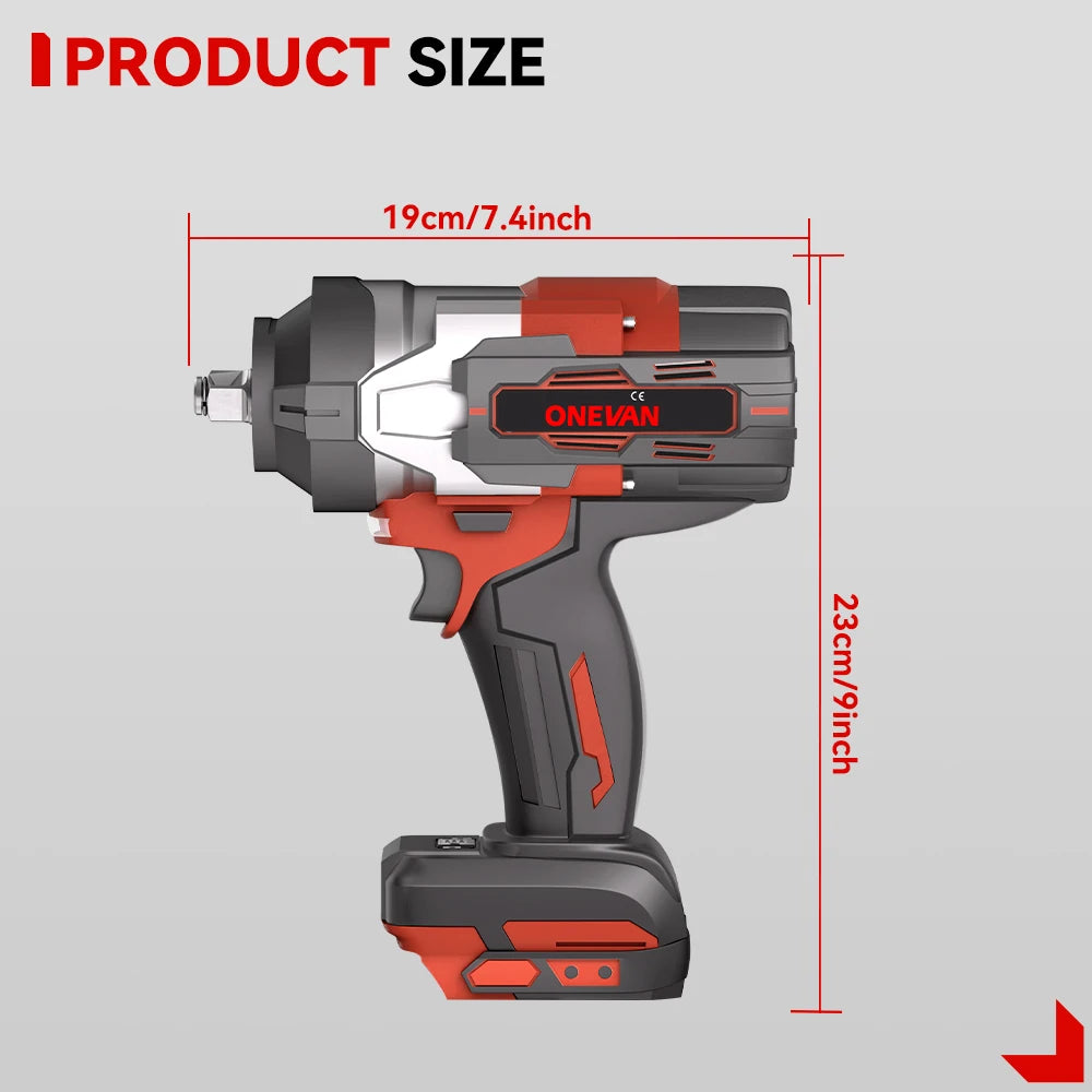 Brushless Electric Impact Wrench 
 Car Repair Screwdriver Drill Power Tool For Makita Battery Pin