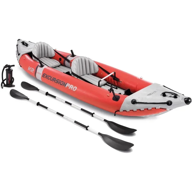 Inflatable Kayak 86 Inch Deluxe Paddles 2 Person