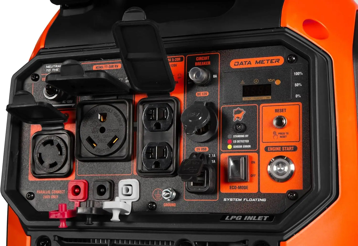 6800-Watt Dual Fuel RV Electric Generator