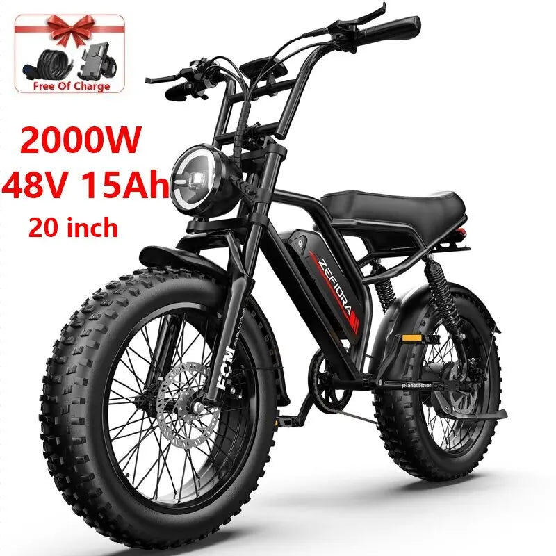 20-inch Electric bike 1000w 2000w 30-50MPH