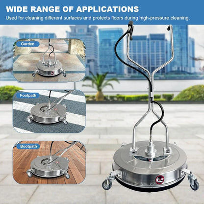 4 Wheel & Dual Handle Pressure Washer