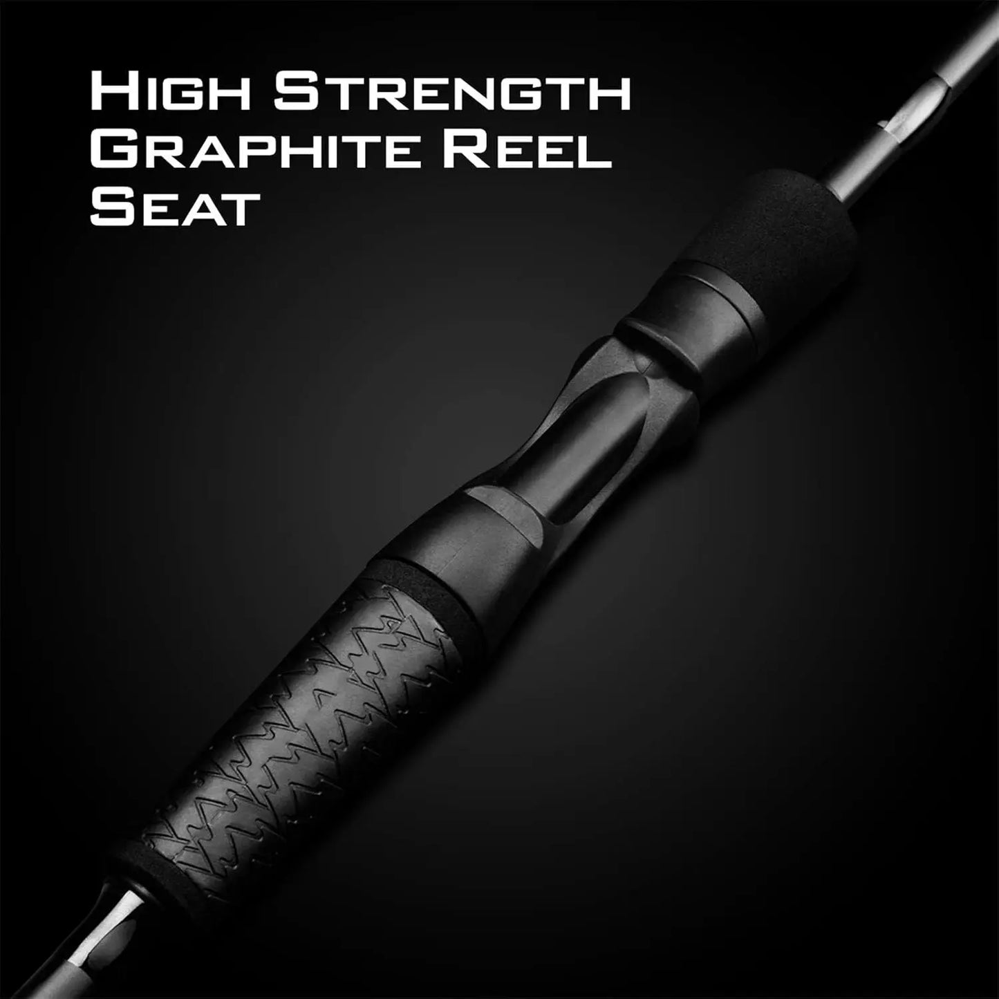 High Performance Fishing Rod and Reel Combo, Graphite 2 Piece