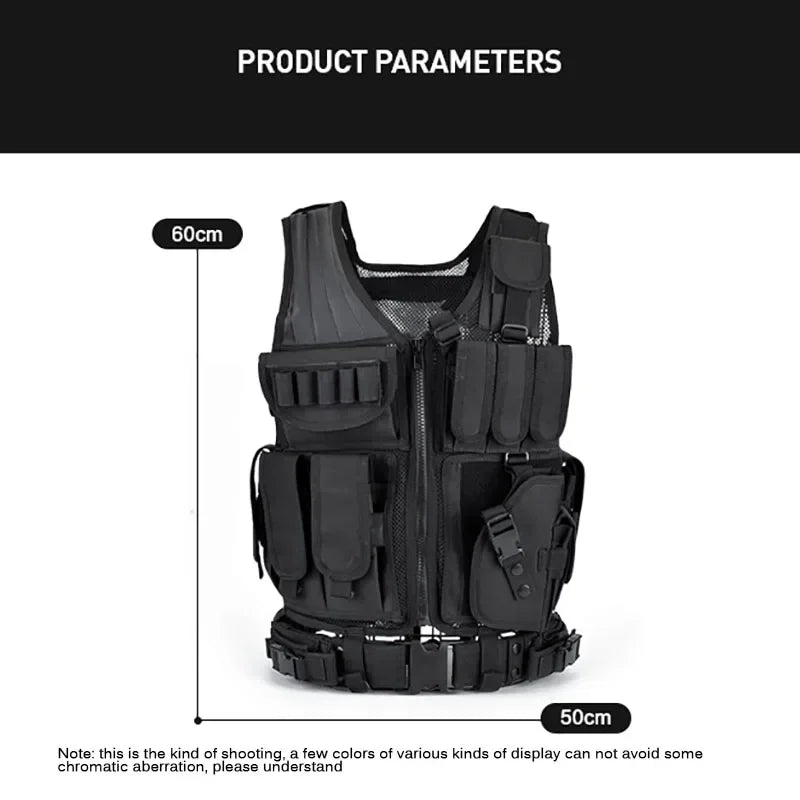 Adjustable Tactical Vest Combat Body Amour






 Security