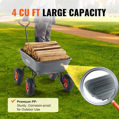 Heavy-Duty 600lbs Capacity 4-Wheel
