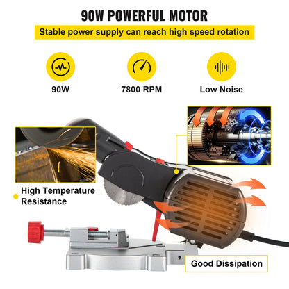 Mini Miter Cut-off Chop Saw 0-45°For Wood Plastic Metal