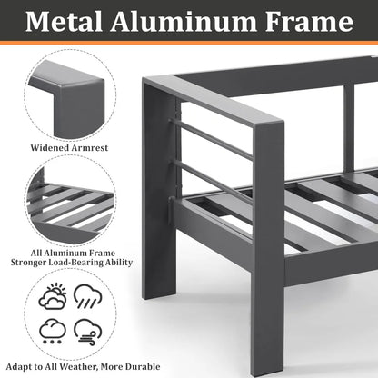Outdoor Couch Aluminum Patio Furniture