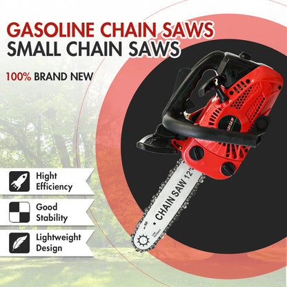 12 Inch Cordless Chainsaw Gasoline Lightweight Portable Electric 1000W 25.4 CC