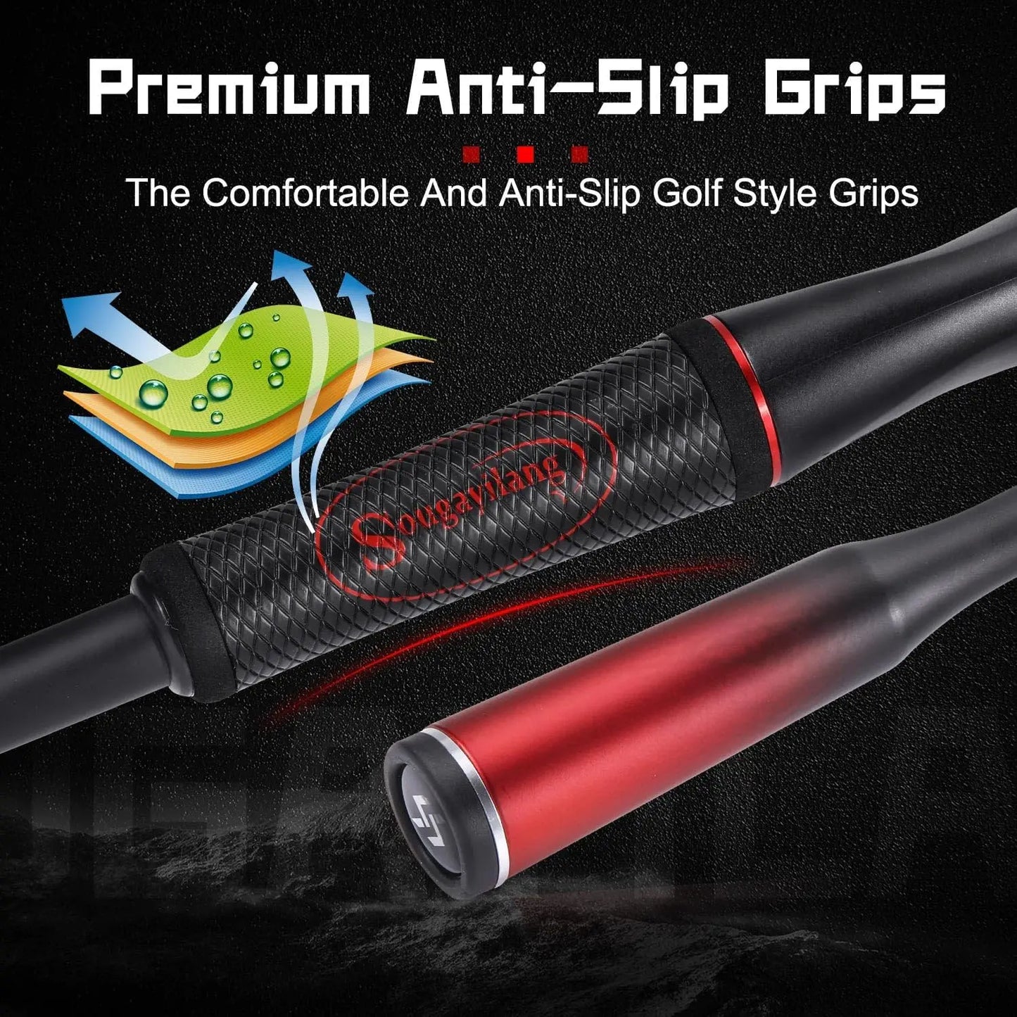 Baitcasting Fishing Rod and Reel Combo, 6'/7' Smooth Casting