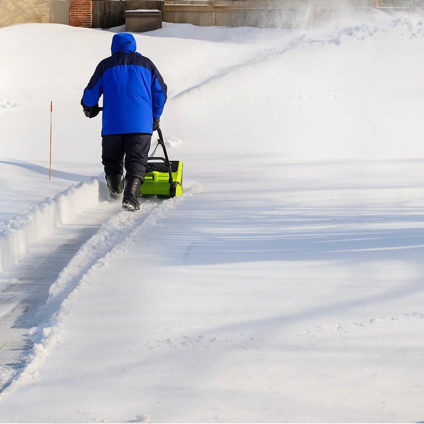 42V 20-Inch Cordless Snow Blower Dual 4.0Ah Batteries & Charger 
Effortless Winter
