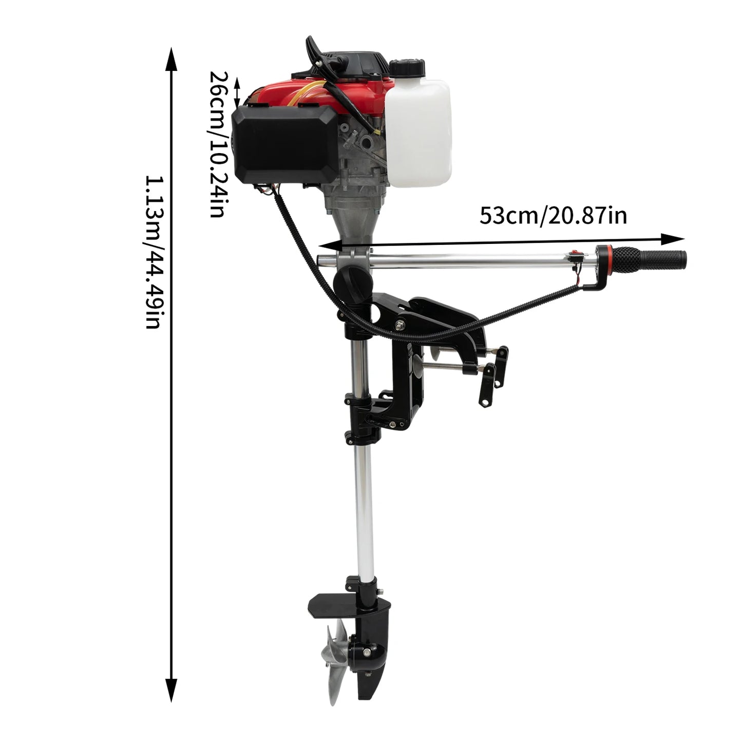 4HP 4 Stroke Outboard Motor with Air Cooling System