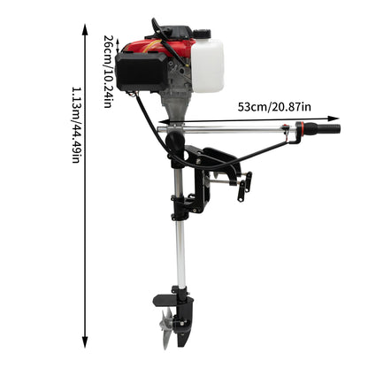 4HP 4 Stroke Outboard Motor with Air Cooling System