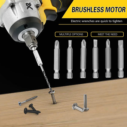1/2" Cordless Impact Wrench 20V Batteries Charger