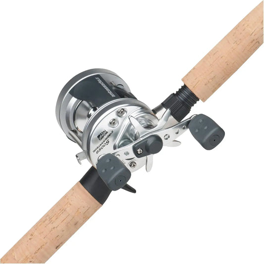Bait cast Fishing Rod and Reel Combo with Smooth Retrieve, 7. Ft