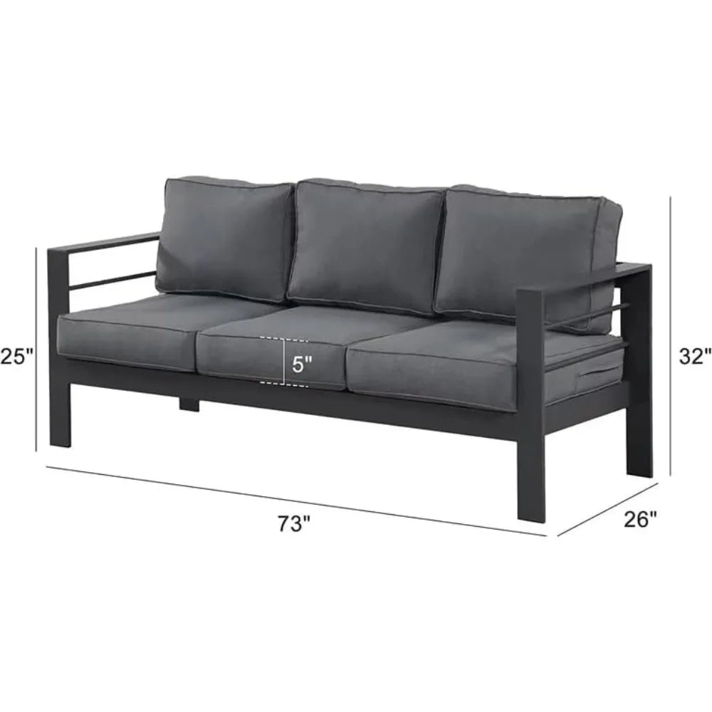 Outdoor Couch Aluminum Patio Furniture