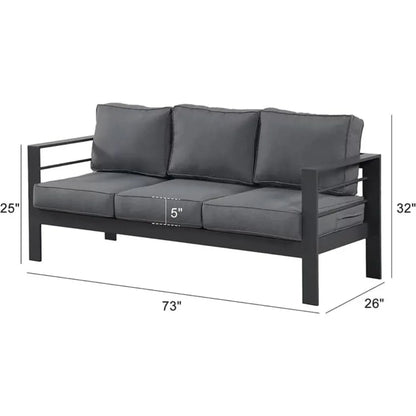 Outdoor Couch Aluminum Patio Furniture