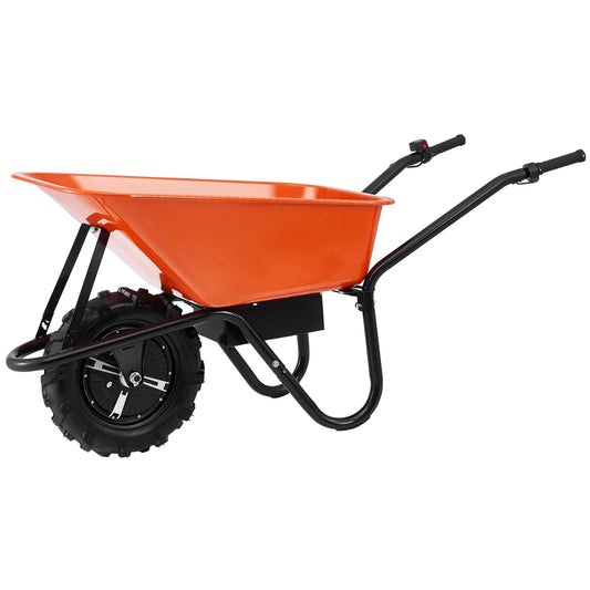 Electric Wheelbarrow Utility Garden Dump Cart