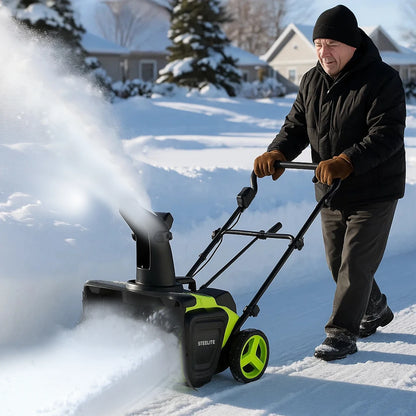 42V 20-Inch Cordless Snow Blower Dual 4.0Ah Batteries & Charger 
Effortless Winter
