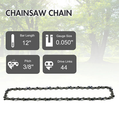12 Inch Cordless Chainsaw Gasoline Lightweight Portable Electric 1000W 25.4 CC